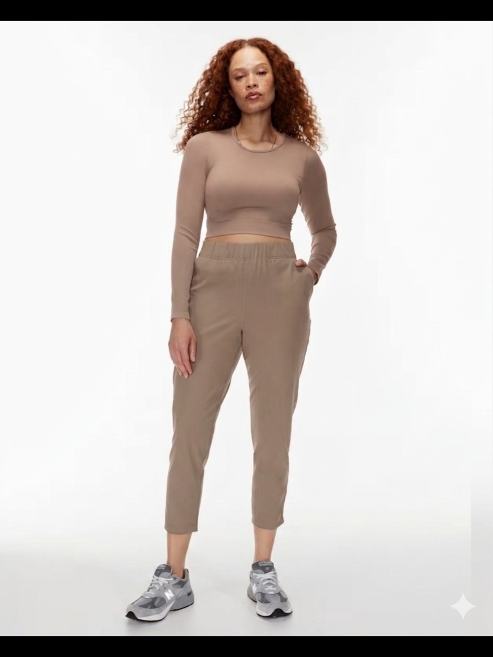 Aritzia The Group Babaton Size M Taupe Brownish